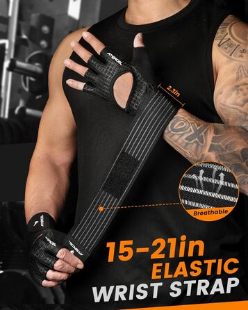 Фітнес рукавички ATERCEL для чоловіків та жінок: рукавички для тренувань, силових вправ, кросфіту, важкої атлетики та тренувань у залі