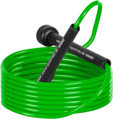 Скакалка для HIIT, боксу, MMA, фітнесу, кросфіту, 300 см, зелена