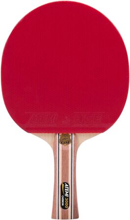 Пінг-понгова ракетка Atemi Pro Carbon 3000: контроль та продуктивність | ITTF-сертифікована | з натурального дерева | анатомічна