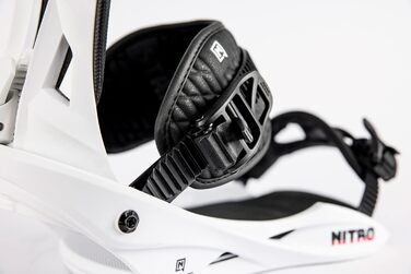 Кріплення для сноуборду Nitro Staxx '23 (L, білий) - чоловічі
