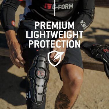 G-Form Pro-X3 наколінники для гірського велосипеда, камуфляж/титан, для дорослих, розмір M, унісекс