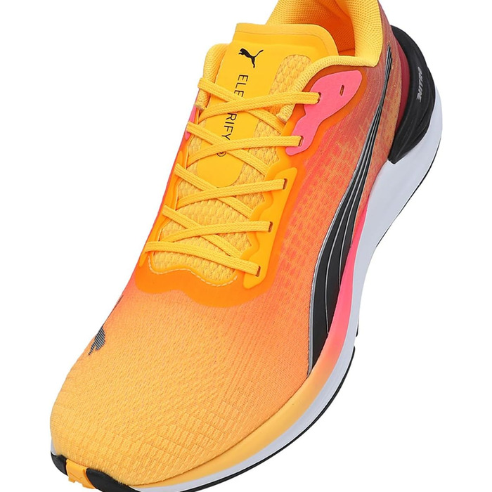 Кросівки PUMA Electrify Nitro 3 для чоловіків (40.5 EU, Sun Stream Sunset Glow Puma White)