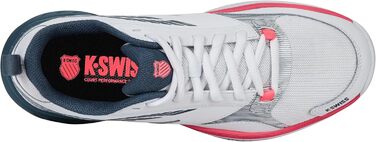 Тенісні кросівки K-Swiss Speedex для чоловіків (46 EU, білий, Stargazer Neon Blaze)