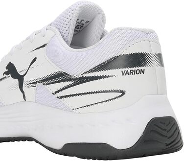 Кросівки для залу PUMA Unisex Varion II Indoor Court Shoe, білі з сірим (Puma White Shadow Gray), розмір 42 EU