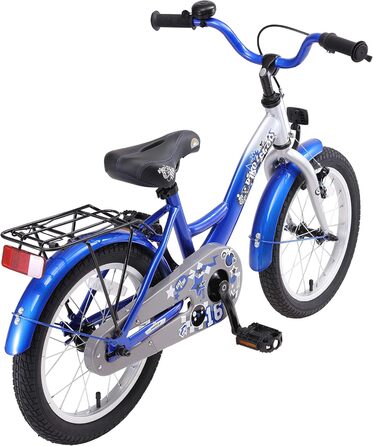 Дитячий велосипед BIKESTAR 16 дюймів для хлопчиків і дівчаток від 4-5 років, класичний, безпечний, тестування без ризику