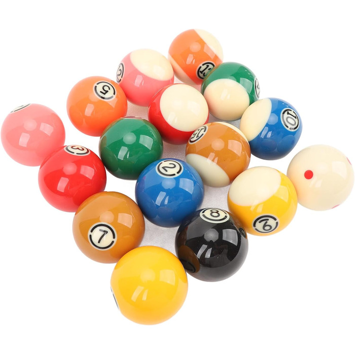 Набір куль для більярду, 16 штук, 5,72 см, кульки для більярдного столу, набір для тренувань