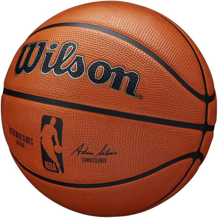 Баскетбольний м'яч Wilson NBA Authentic Series для вулиці, універсальний, для дорослих