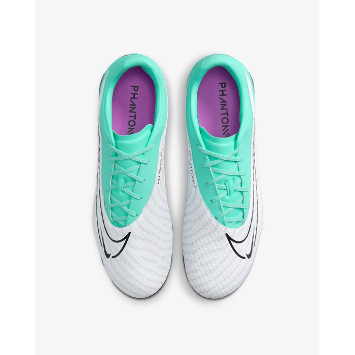Кросівки Nike Phantom Gx Academy FG/MG для чоловіків (44.5 EU, Hyper Turquoise, Black, Fuchsia Dream White)