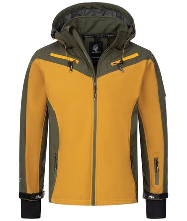 Чоловіча куртка Rock Creek Softshell Outdoor H-286, темно-зелена, розмір 5XL