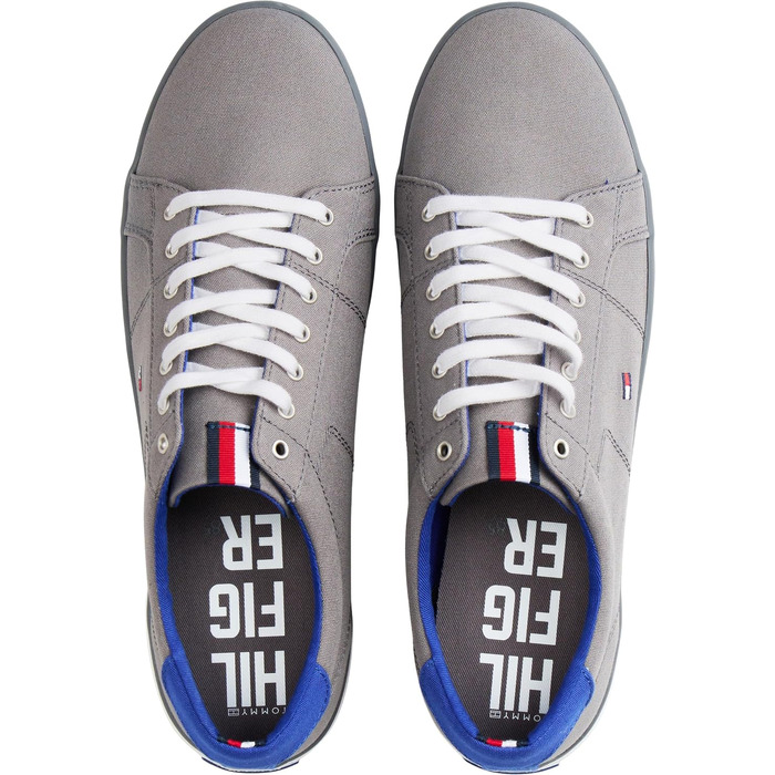 Чоловічі кеди Tommy Hilfiger Vulcanized Sneaker, сірі (Steel Grey), розмір 46 EU
