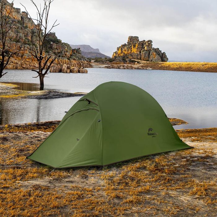 Намет Naturehike Cloud Up 1 - Ultraleichte Zelt для 1 особи (4 сезони, 20D, зелений)