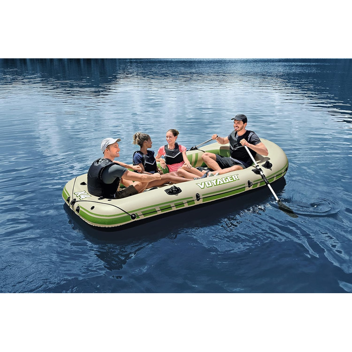 Надувний човен Bestway Hydro-Force Voyager X4 комплект 350×145×49 см