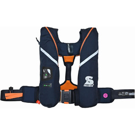 Автоматичний рятувальний жилет Secumar Survival 275 Harness, темно-синій/помаранчевий