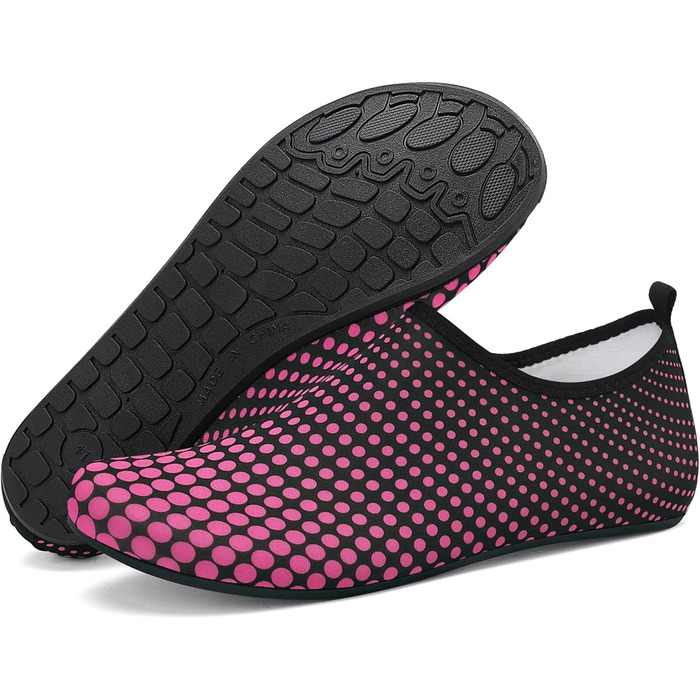 Шкарпетки для плавання та водних видів спорту, шкарпетки для басейну, шкарпетки для пляжу, антиковзкі, розмір 34-47 (40 EU, Rose Rot W995)