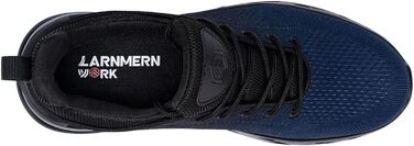 Водонепроникне взуття LARNMERN для чоловіків: спортивне, кухонне, туристичне, повсякденне, фітнес (43 EU, широка колодка, чорно-синій)