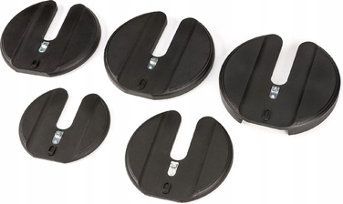 Регульовані гумовані гантелі Gymtek 1 x 24 кг