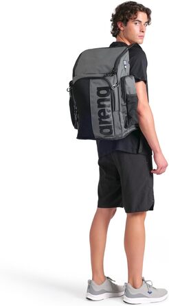 Рюкзак Arena Team Backpack 45 літрів: спортивний, для подорожей, плавання та відпочинку. З відділенням для мокрого одягу та посиленим дном.