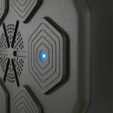 Електронний боксерський верстат Bluetooth SPORTNOW з музикою та світлодіодом, настінна розумна боксерська мішень для дорослих, чудово підходить для домашніх вправ