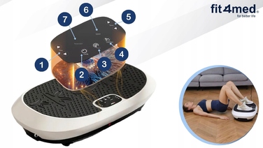 Віброплатформа Fit4Med 3D масажер, 200 Вт