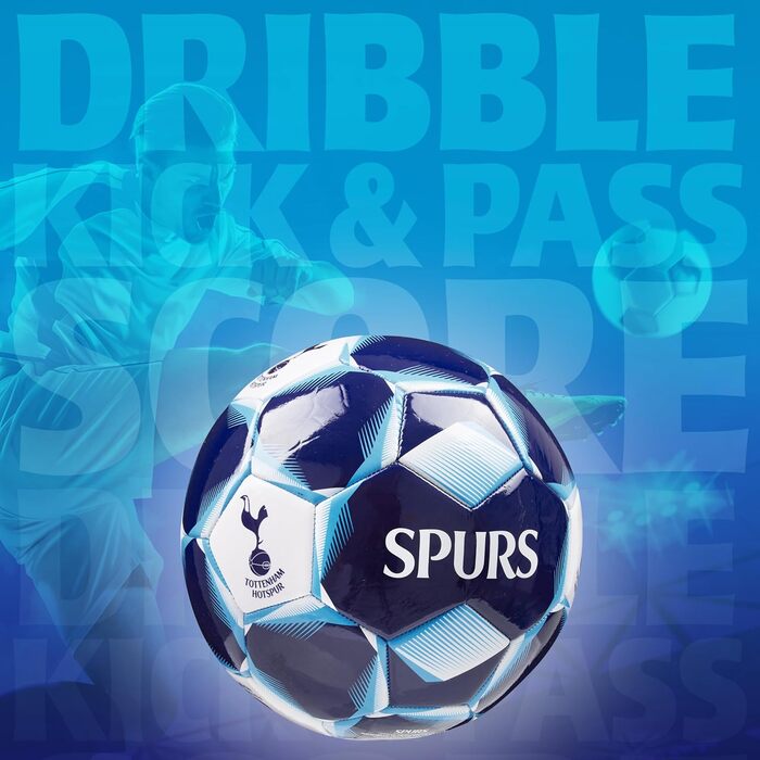 Офіційний футбольний м'яч Tottenham Hotspur, розмір 5, темно-синій, подарунок для фанатів