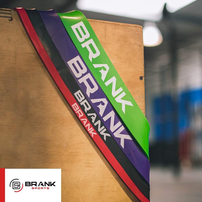 Еластична стрічка BRANK SPORTS для спорту, силових тренувань і фітнесу | Опірна стрічка для підтягувань, кросфіту та стріт воркауту