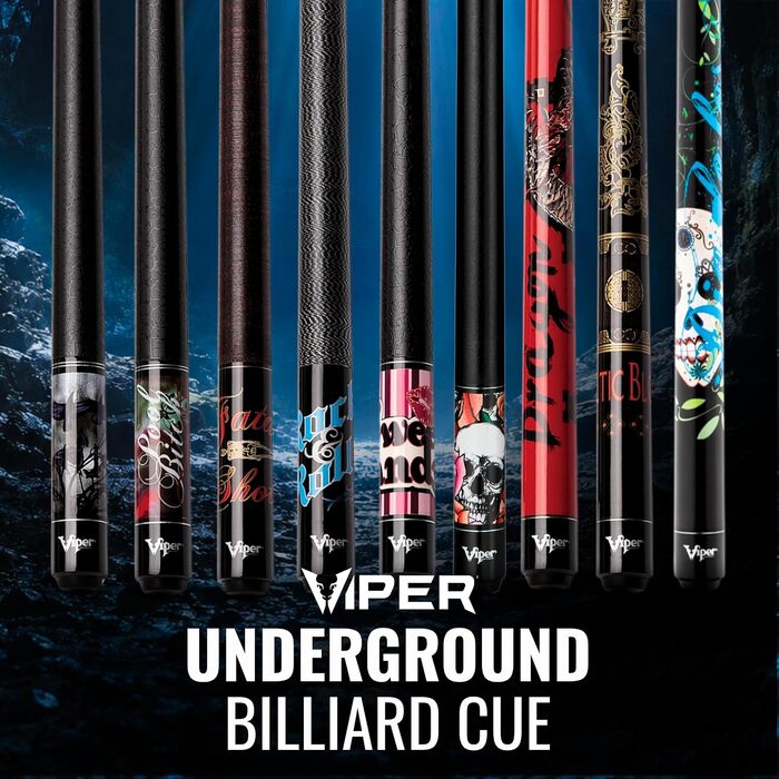 Більярдний кий Viper Underground Rock & Roll, 2-дільний, 147 см, 21 унція