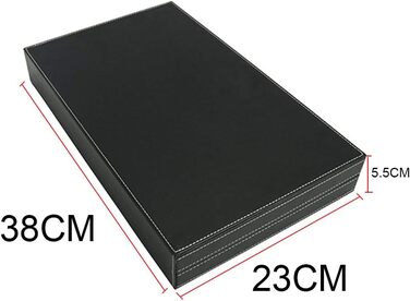 Набір для нард Jiakalamo, дорожній, з PU-шкіри, складна дошка 38×23×5,5 см, настільна гра для дорослих і дітей