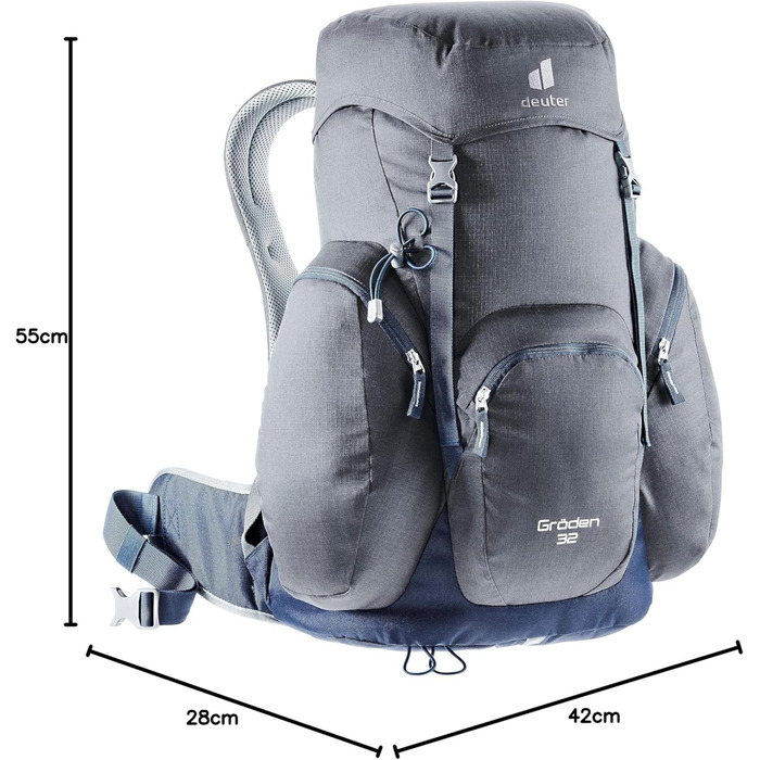 Рюкзак для туризму Deuter Gröden 32 Classic графіт-синій