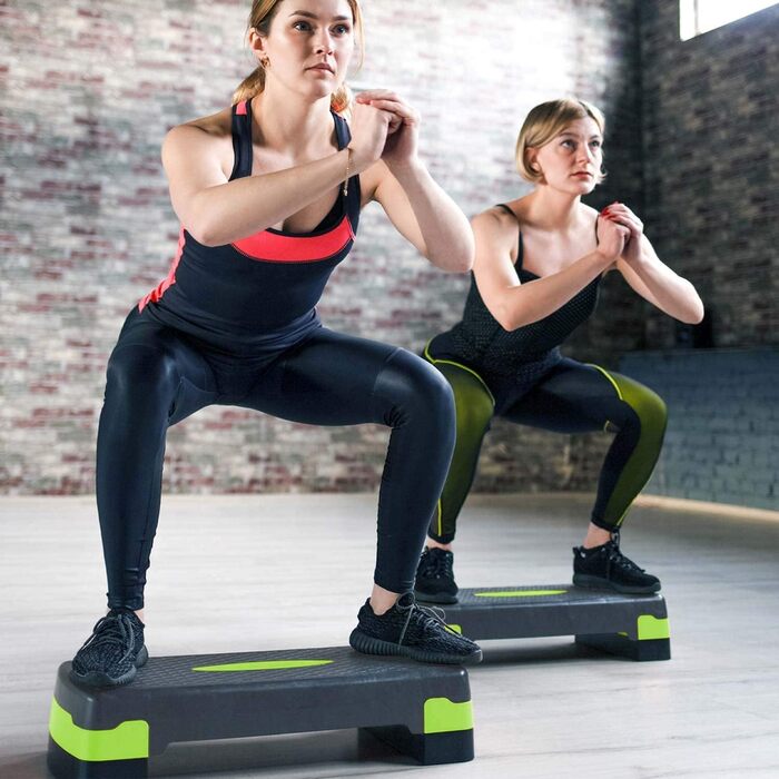 Аеробічний степ-платформа Body & Mind Elite Board з антиковзким килимком і електронною книгою для тренувань