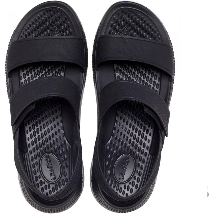 Жіночі сандалії Crocs 36/37 EU Black Light Grey