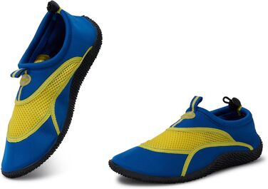 Шкарпетки для плавання JOMIX: унісекс, для дорослих та дітей, блакитно-жовті. Швидковисихаючі, для басейну, пляжу, серфінгу. Розмір 41 1/9 EU