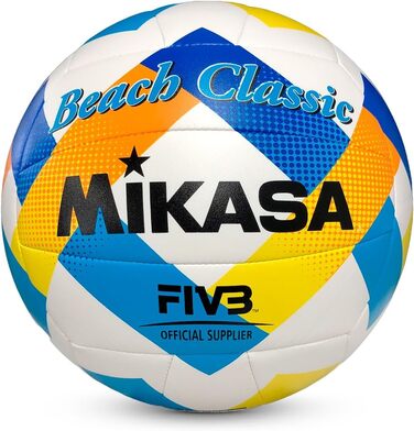 Волейбольний м'яч MIKASA Classic BV543C-VXA-Y для пляжного волейболу, унісекс, мультиколір, розмір універсальний