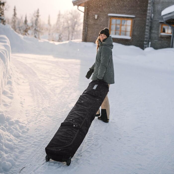 Чохол для сноуборда Thule RoundTrip 165 см, чорний, на колесах