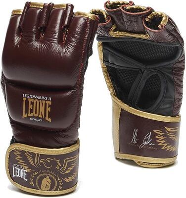 Рукавички для MMA Leone 1947 Legionarvis Bordeaux, L – для греплінгу та фріфайту, тренувальні