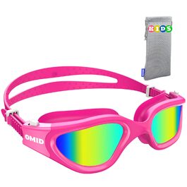 Дитячі окуляри для плавання OMID P2mini з поляризацією, комфортні для дітей 6-14 років (P2MINI-Rose-Gold)