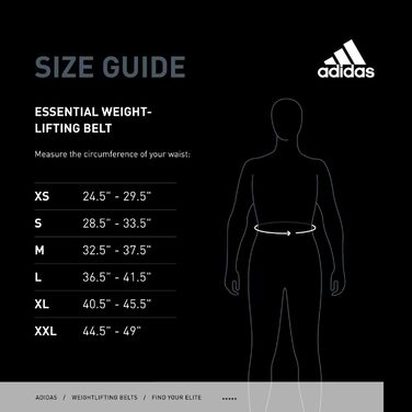 Пояс для важкої атлетики adidas Essential для підтримки спини та попереку під час інтенсивних тренувань
