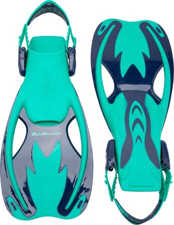 Набір для снорклінгу Cressi Tinetto Rocks Dry Set для дітей (S/M), аквамарин/блакитний