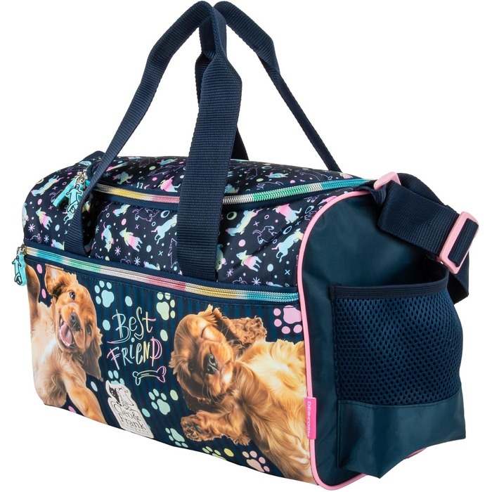 Дитяча спортивна сумка-рюкзак для собак, блакитна, 35 x 21 x 15 см, 10 літрів