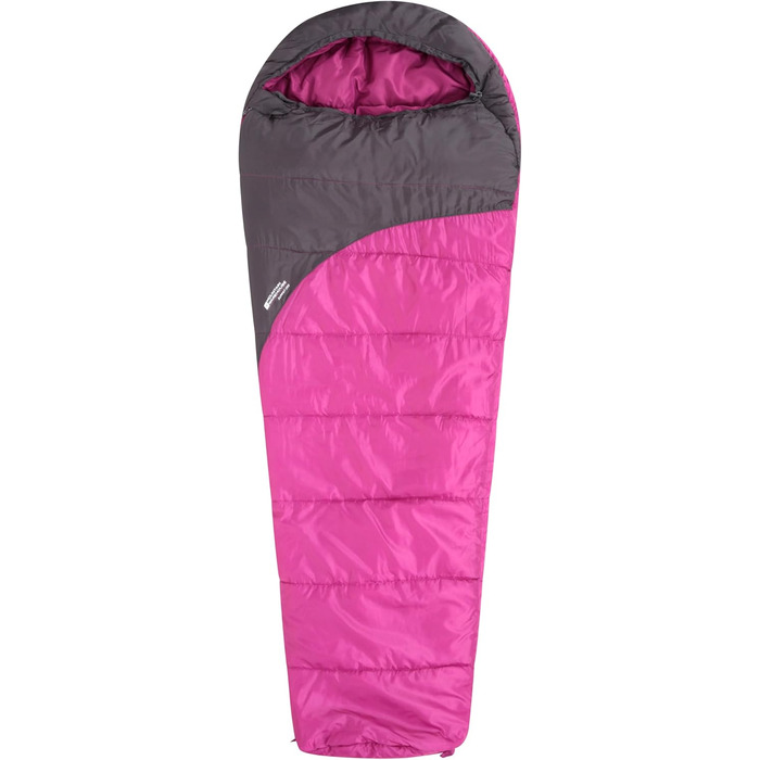 Сплячий мішок Mountain Warehouse Summit 250 - 3/4 сезону, ізольований, мумієподібний, 215 см, для кемпінгу та трекінгу, Fuchsia