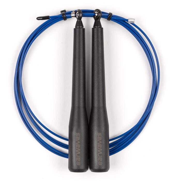 Швидкісне стрибальне мотузи Earwaves® Dash Jump Rope зі смоли, з саморегульованим тросом та всеспрямованими підшипниками
