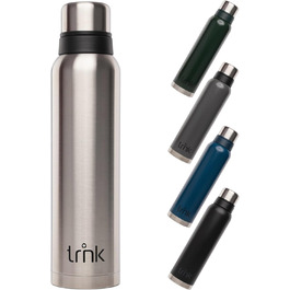 Термос trnk Outdoor polar 2, 1600 мл, нерж. сталь, BPA-free, тримає тепло 40 год, 2 чашки, для походів, стійкий до миття в посудомийці, сріблястий