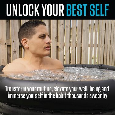 Електрична ванна для криотерапії Wilder Ice Bath - 86 літрів, тришарова ізоляція