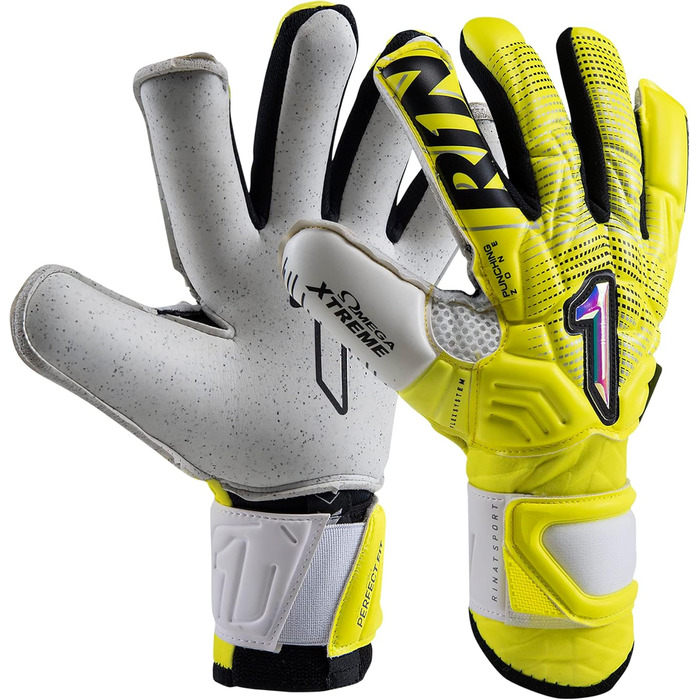 Воротарські рукавички Rinat Egotiko Stellar Alpha, розмір 44, жовті