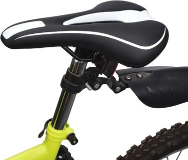 Сідло для гірського велосипеда Robuster (чорно-біле)