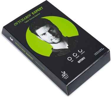Професійна ракетка для настільного тенісу Butterfly Ovtcharov Expert з ITTF-сертифікатом, липка поверхня, максимальний оберт для змагань