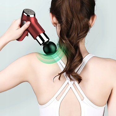 Перкусійний масажер Massage Gun з LCD-дисплеєм, безшумний