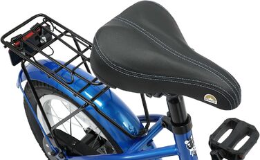 Дитяче велосипед BIKESTAR 14 дюймів для хлопчиків та дівчаток від 4 років | Класичний дизайн | Рожево-білий (блакитний)