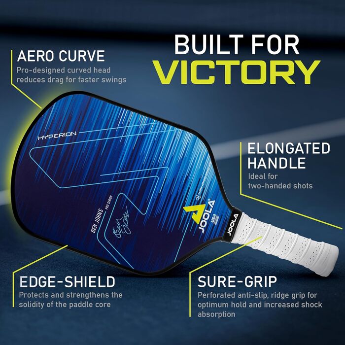 Ракетка для піклболу JOOLA Ben Johns Hyperion CFS/CAS – схвалена USAPA, для турнірів, Hyperion CAS 16