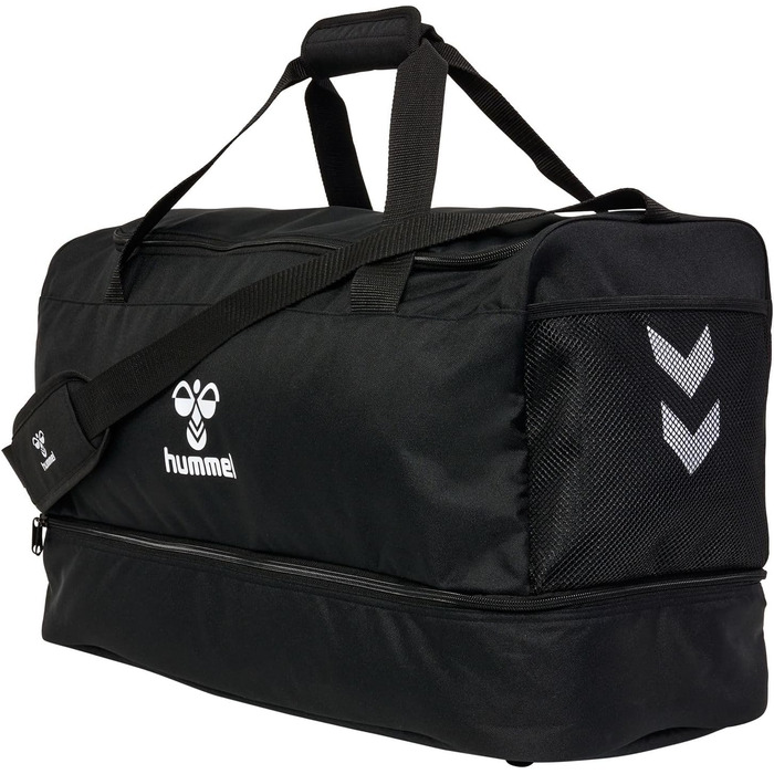 Спортивна сумка hummel Core 2.0 з відділенням для взуття, чорна, розмір M