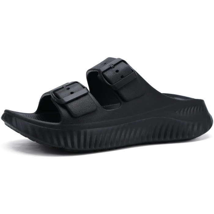 Жіночі спортивні сандалі KuaiLu для відновлення, з підтримкою склепіння стопи, ортопедичні, проти плоскостопості, чорні, розмір 40 EU